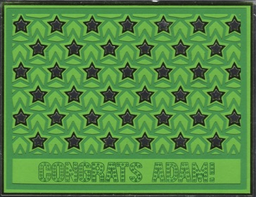 Layered Inset Stars
(green)
Congrats Card